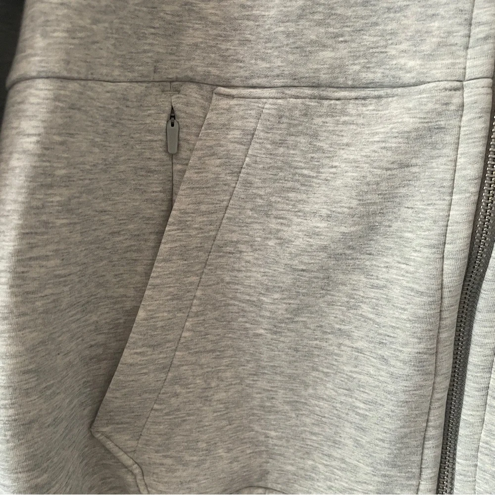 Abercrombie & Fitch YPB neoKNIT MAX Full-Zip Hoodie gray men’s unisex sz Small - Picture 10 of 13